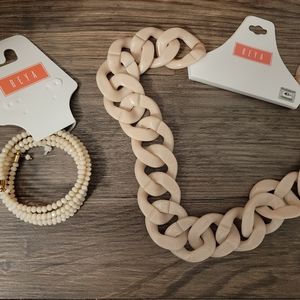 Beya costume necklace and bracelet